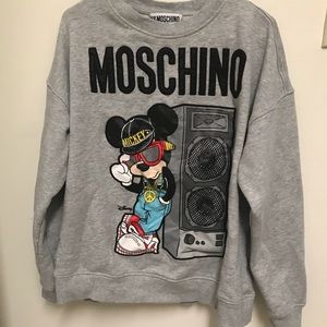 H&M/Moschino Collaboration Mickey Mouse Sweatshirt